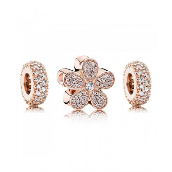 Pandora Charm-Rose Dazzling Daisy Jewelry