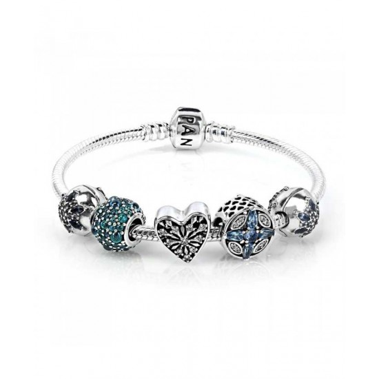 Pandora Bracelet-Frosted Patterns Complete