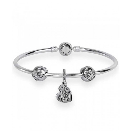 Pandora Bracelet-Forever Friends Complete Bangle