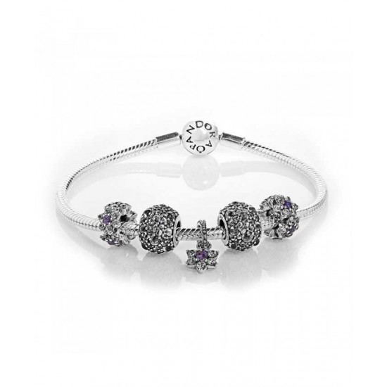 Pandora Bracelet-Forget Me Not Complete