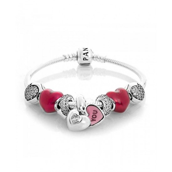 Pandora Bracelet-Beat Of My Heart Complete Jewelry
