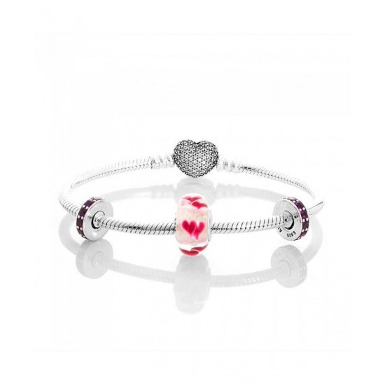 Pandora Bracelet-Wild Hearts Complete