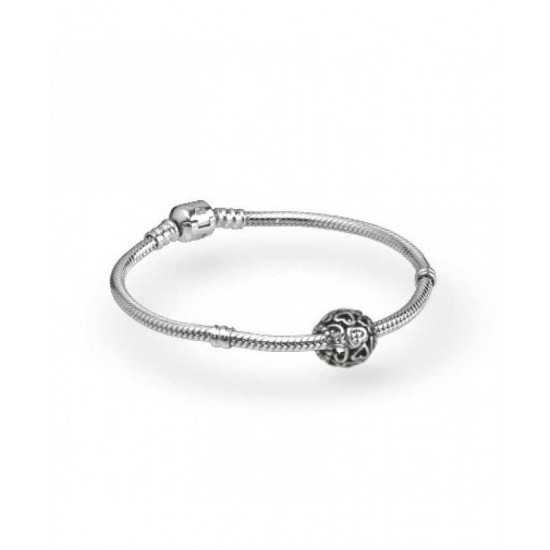 Pandora Bracelet-Openwork Heart Complete