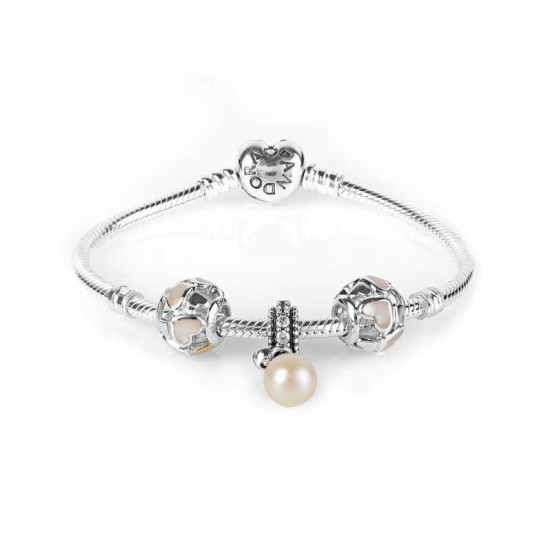 Pandora Bracelet-Luminous Hearts Complete