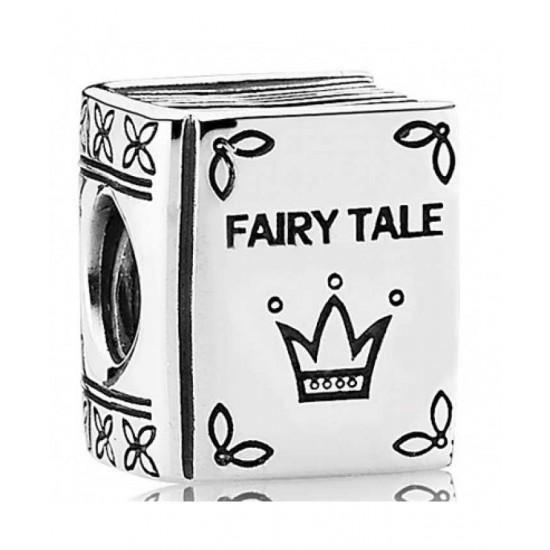 Pandora Charm-Silver Fairytale Book