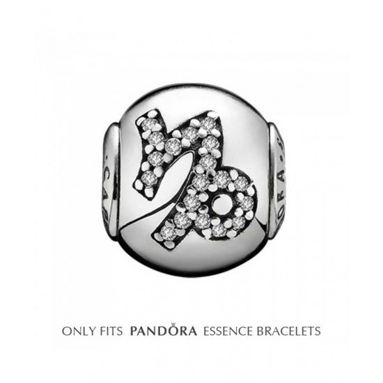 Pandora Charm-Essence Silver Capricorn Jewelry