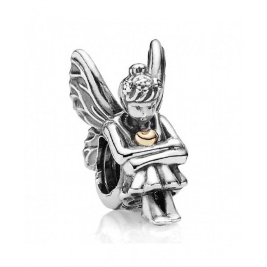 Pandora Charm-Silver 14ct Gold Fairy Pixie