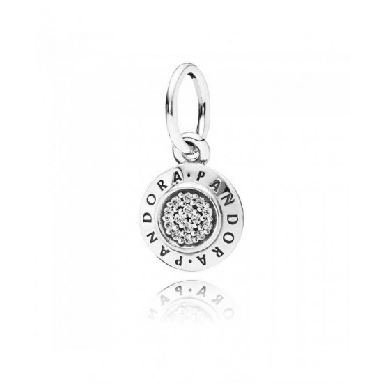 Pandora Charm-Silver Cubic Zirconia Signature