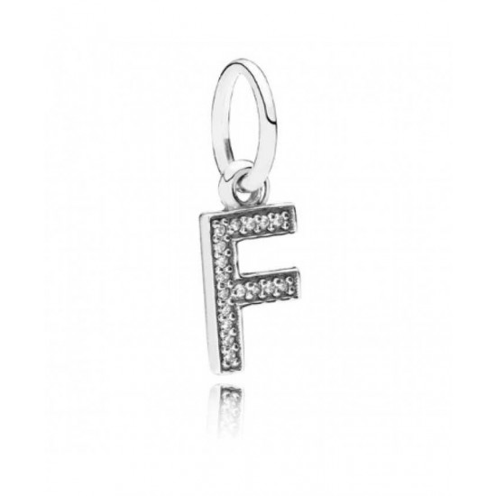 Pandora Charm-Sparkling Alphabet F Pendant