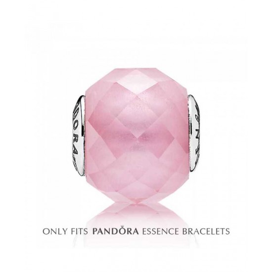 Pandora Charm-Essence Silver Pink Cubic Zirconia Sensitivity