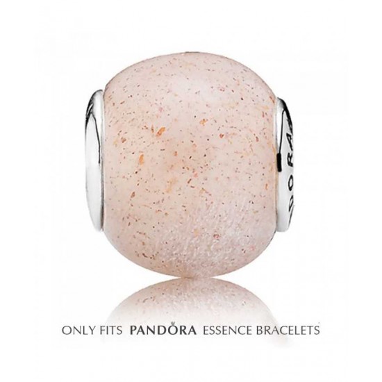 Pandora Bead-Essence Silver Pink Stone Love