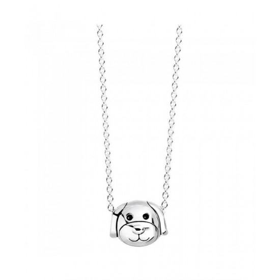 Pandora Necklace-Silver Devoted Dog