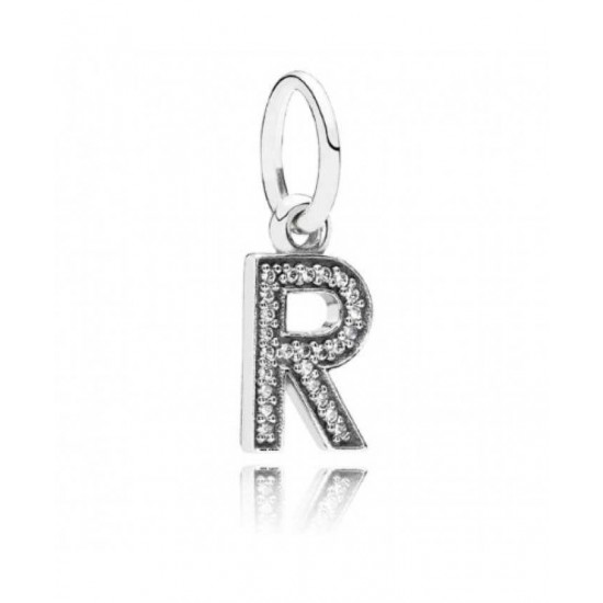 Pandora Pendant-Sparkling Alphabet R