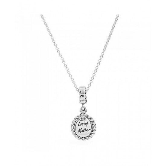 Pandora Necklace-Silver Loving Mother