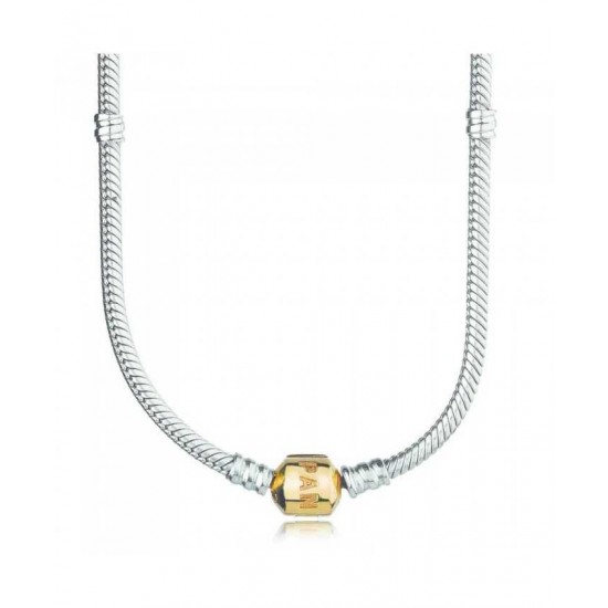 Pandora Necklace-Silver 50cm 14ct Clasp